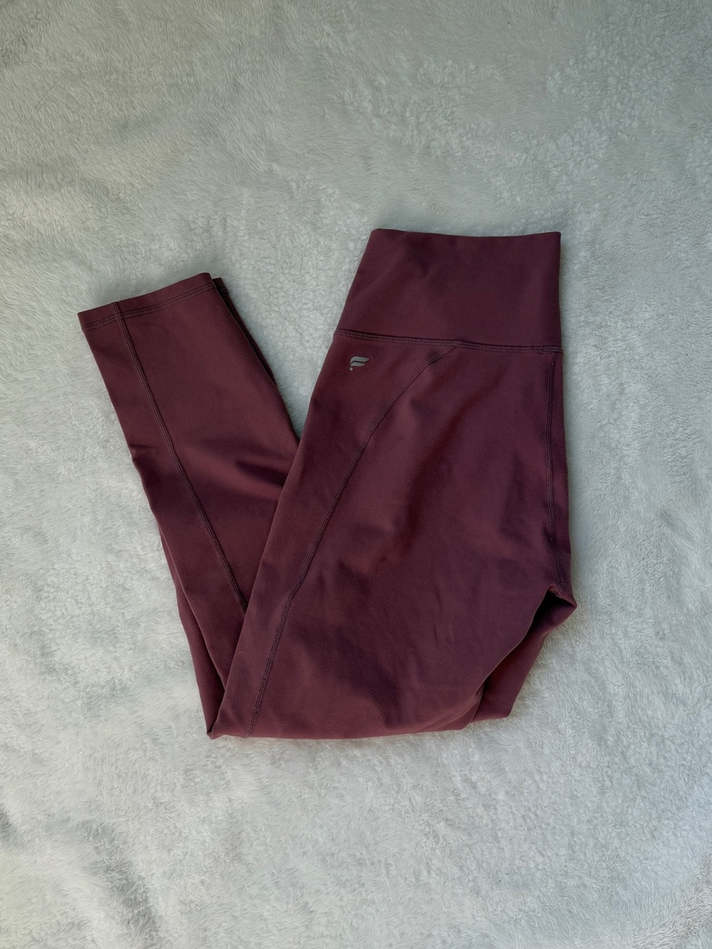 Fabletics PowerHold Medium Pink Active Leggings 7/8 Length Size Small